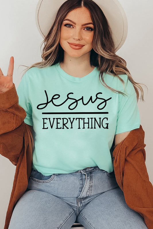 Jesus Over Everything Christian T-Shirt