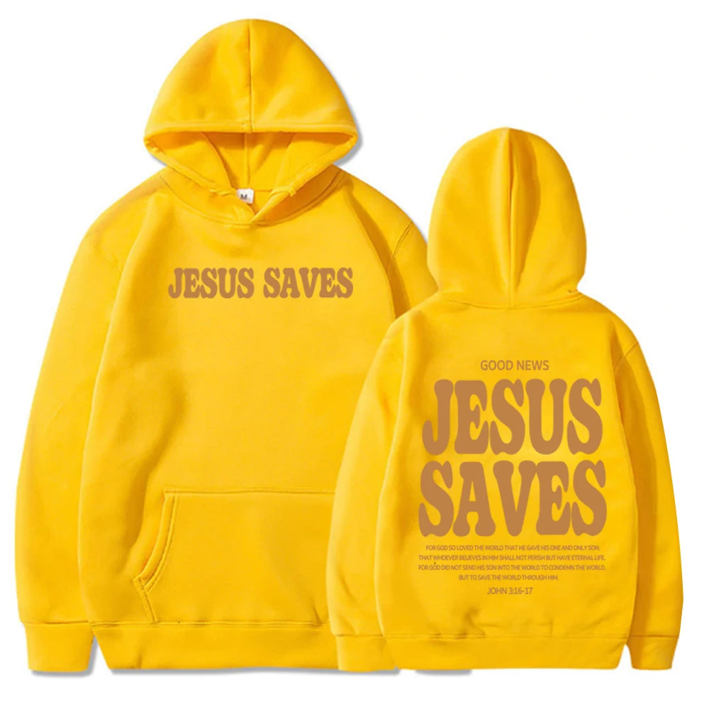 Jesus Saves Christian Hoodie