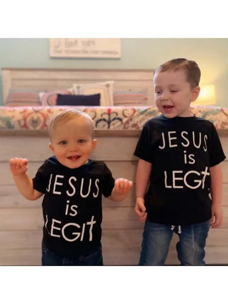 Jesus Is Legit Toddler Boy Shirt