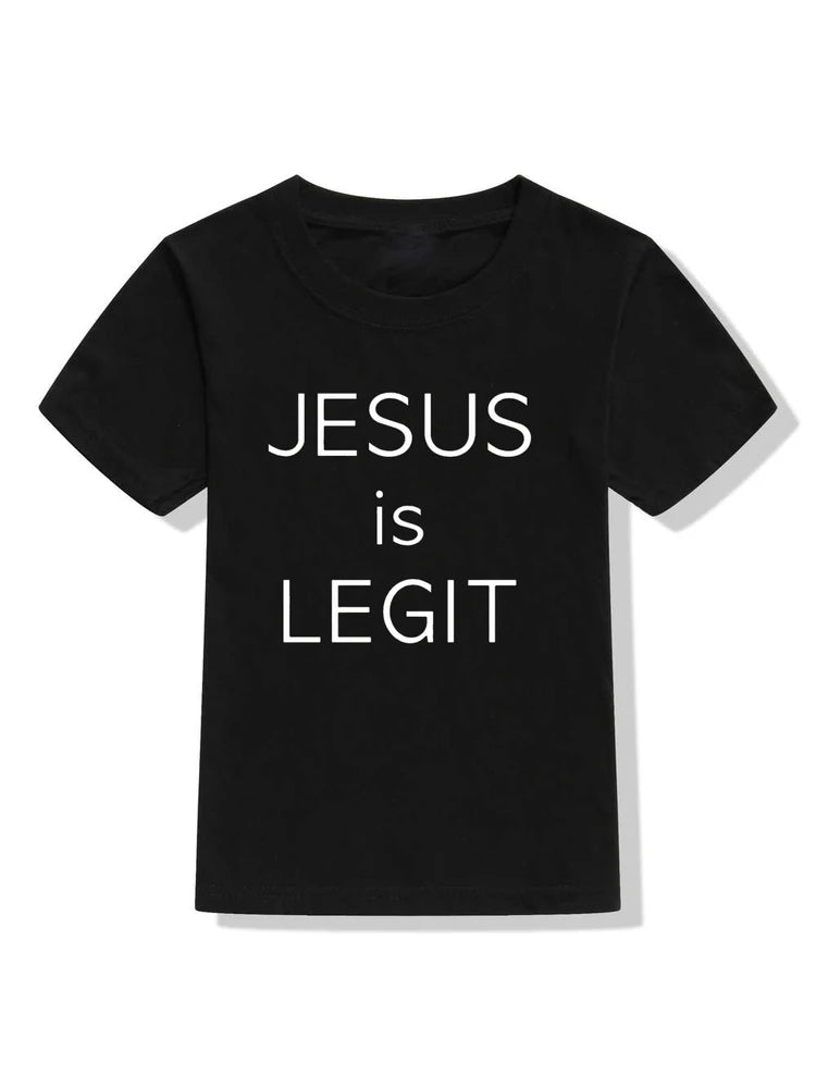 Jesus Is Legit Toddler Boy Shirt