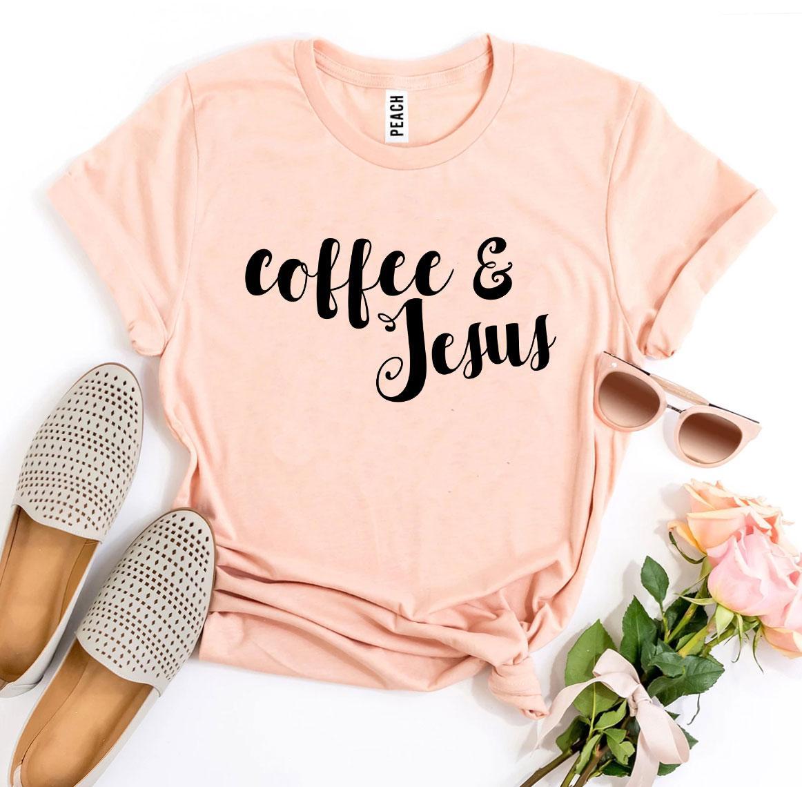 Coffee and Jesus - Christian T-Shirt