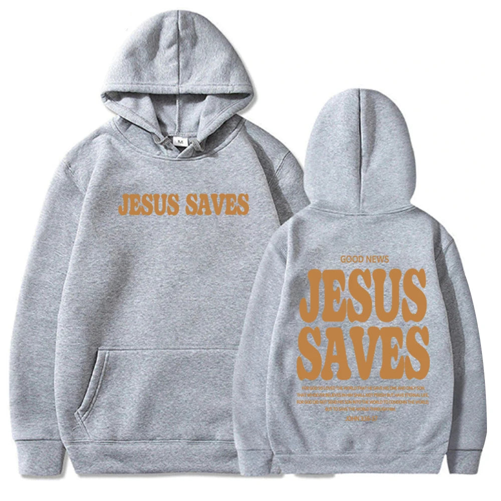 Jesus Saves Christian Hoodie