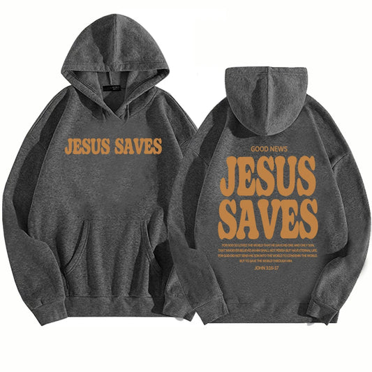 Jesus Saves Christian Hoodie