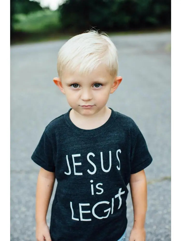 Jesus Is Legit Toddler Boy Shirt