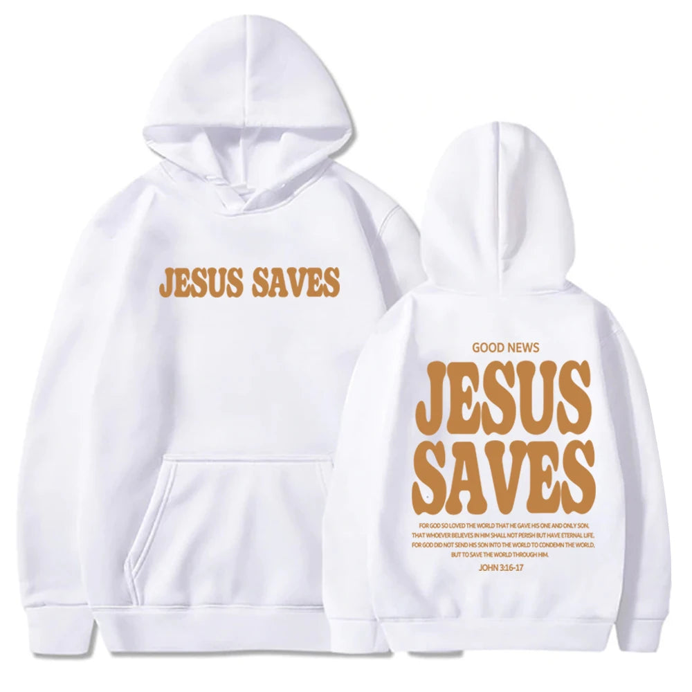 Jesus Saves Christian Hoodie