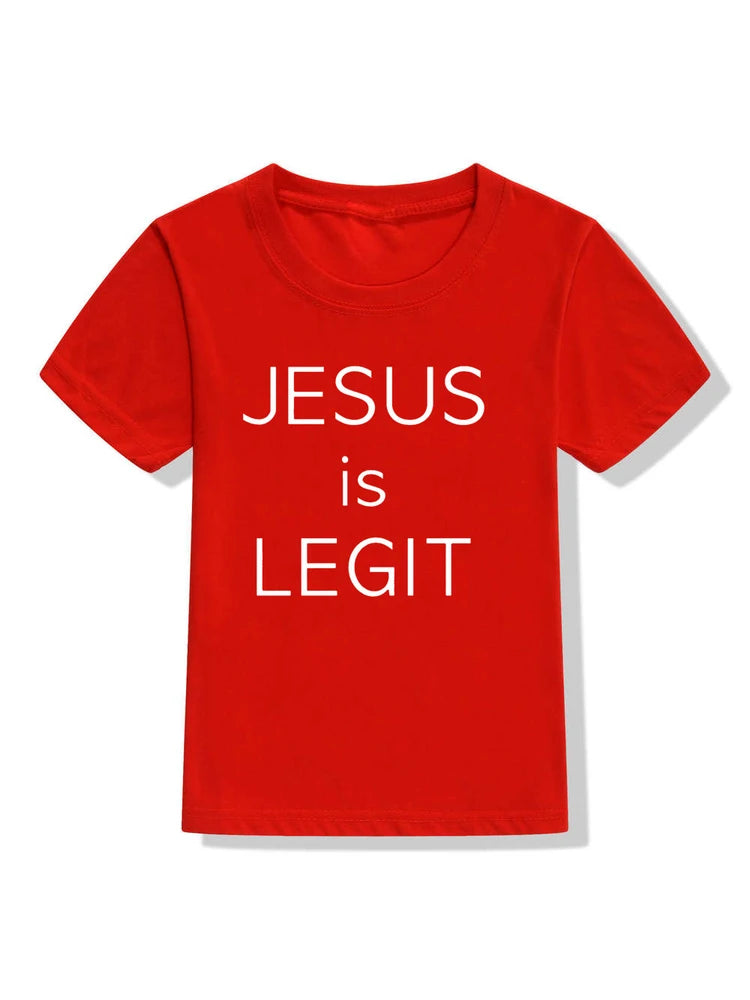 Jesus Is Legit Toddler Boy Shirt